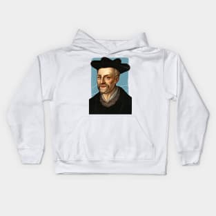 French Writer François Rabelais illustration Kids Hoodie